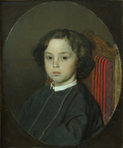Portrait of a Boy by Илья Ефимович Репин